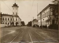 Перекресток пр. П.Виноградова и ул. Свободы в начале 1930-х гг.