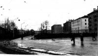 Перекресток пр. П.Виноградова и ул. Суворова в 1967 г