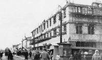 Строительство гостиницы Двина. 1929 год.
