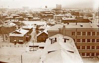 Вид из окна дома ул. Воскресенская, 6. 1983 год
