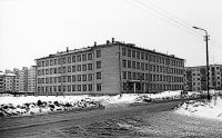 Новое здание Института леса и лесохимии на Варавино  (ул. Никитова, 13). Примерно 1973 год