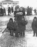 Вход на Архангельский колхозный рынок. 7 ноября 1971 года