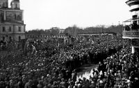 Митинг на Соборной площади. 1917 год