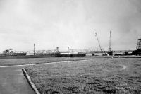 Строительство морского речного вокзала. Конец 1960-х годов.