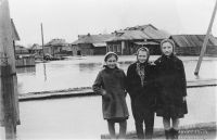 Наводнение в Соломбале. Перекресток Красных Партизан и Новоземельской 1960-е