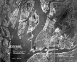 Карта Архангельска. Фотография сделана с немецкого самолета 27 мая 1942 года