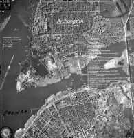 Карта Архангельска. Фотография, сделанная немецким самолетом-разведчиком 22 мая 1943 года