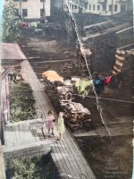 Двор дома по адресу Комсомольская, 38.  Примерно 1965-1966 год