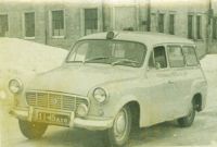  Санитарный автомобиль Skoda 1202 на Набережной