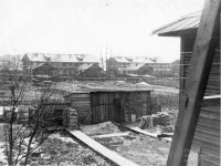 Вид из окна дома Таймырская, 13 в сторону ул. Валявкина. 1978 год