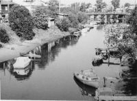 Вид с моста по ул. Советской на Соломбалку. 1978 год