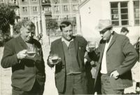 На территории стадиона Динамо