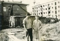 Во дворе на пр. Ломоносова. Начало 1960-х годов
