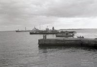 Деревянный причал на Красной пристани. Июнь-июль 1984 года