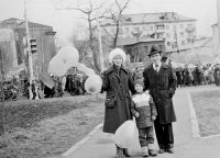 На пр. Павлина Виноградова. 1 мая 1982 года