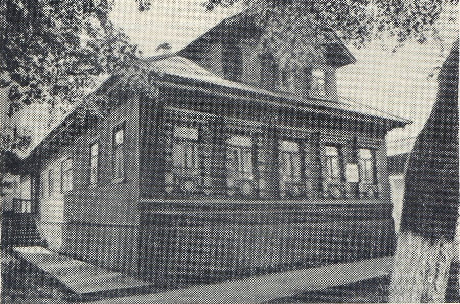 Дом, в котором помещался штаб Красной гвардии.
