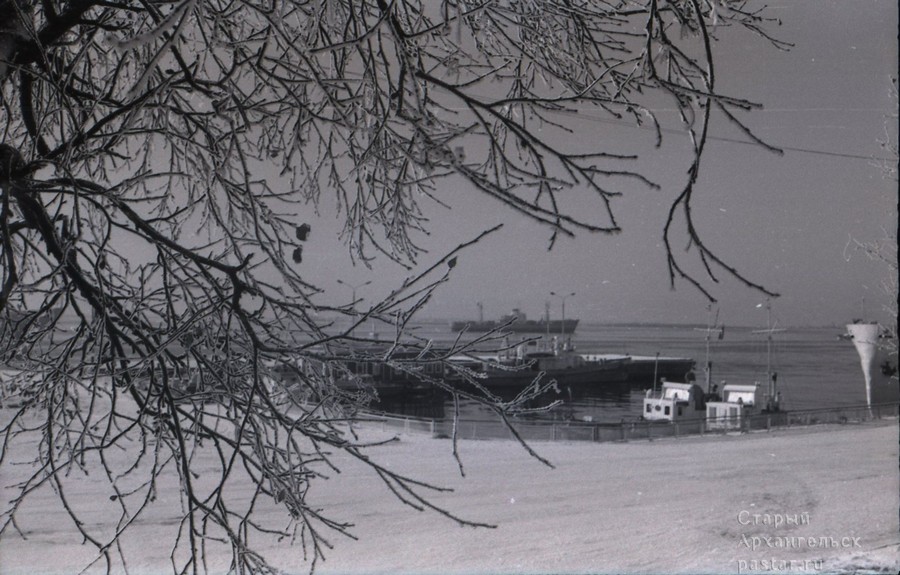 Архангельск зимой. 1977 год