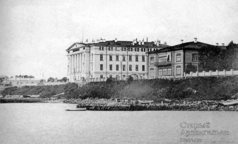 Вид на будущую Успенскую гавань (начало XX века).