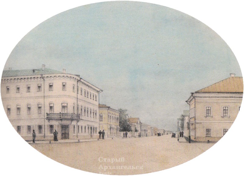 Вид на Троицкий проспект с Соборной площади.