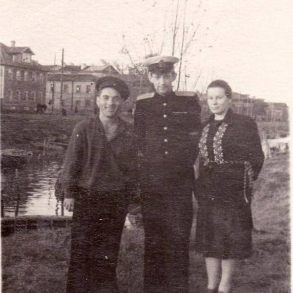 Соломбалка. У госпиталя. 1940-50 гг