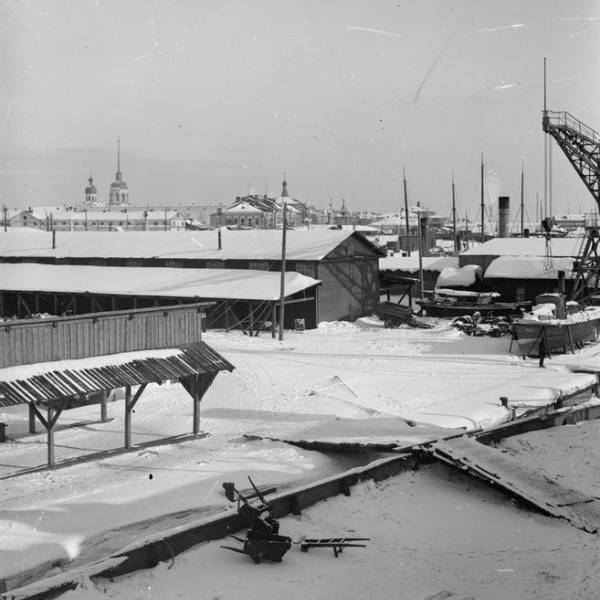 Красная пристань зимой 1919 года