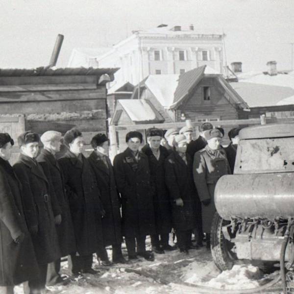 Строения на Набережной рядом со штабом ПВО. Конец 1950-х - начало 1960-х