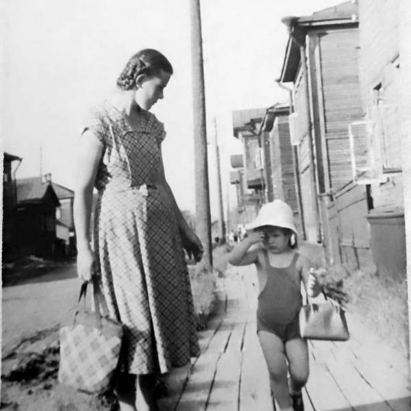 ул. К.Либкнехта. В районе дома №14. Ориентировочно, 1963 год