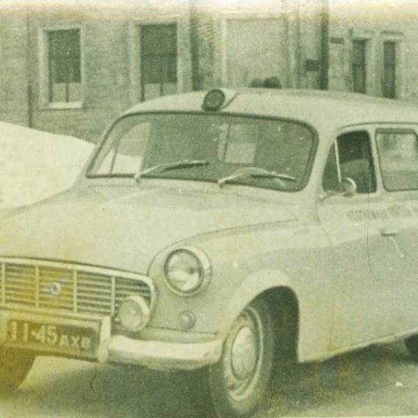  Санитарный автомобиль Skoda 1202 на Набережной