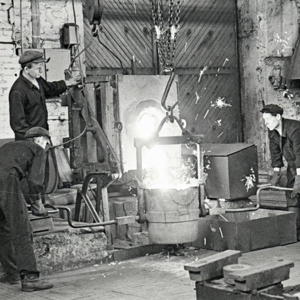 Литейный цех Красной Кузницы. Апрель 1966 года.